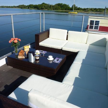 Hausboot Lagoon Stralsund Bagian luar foto