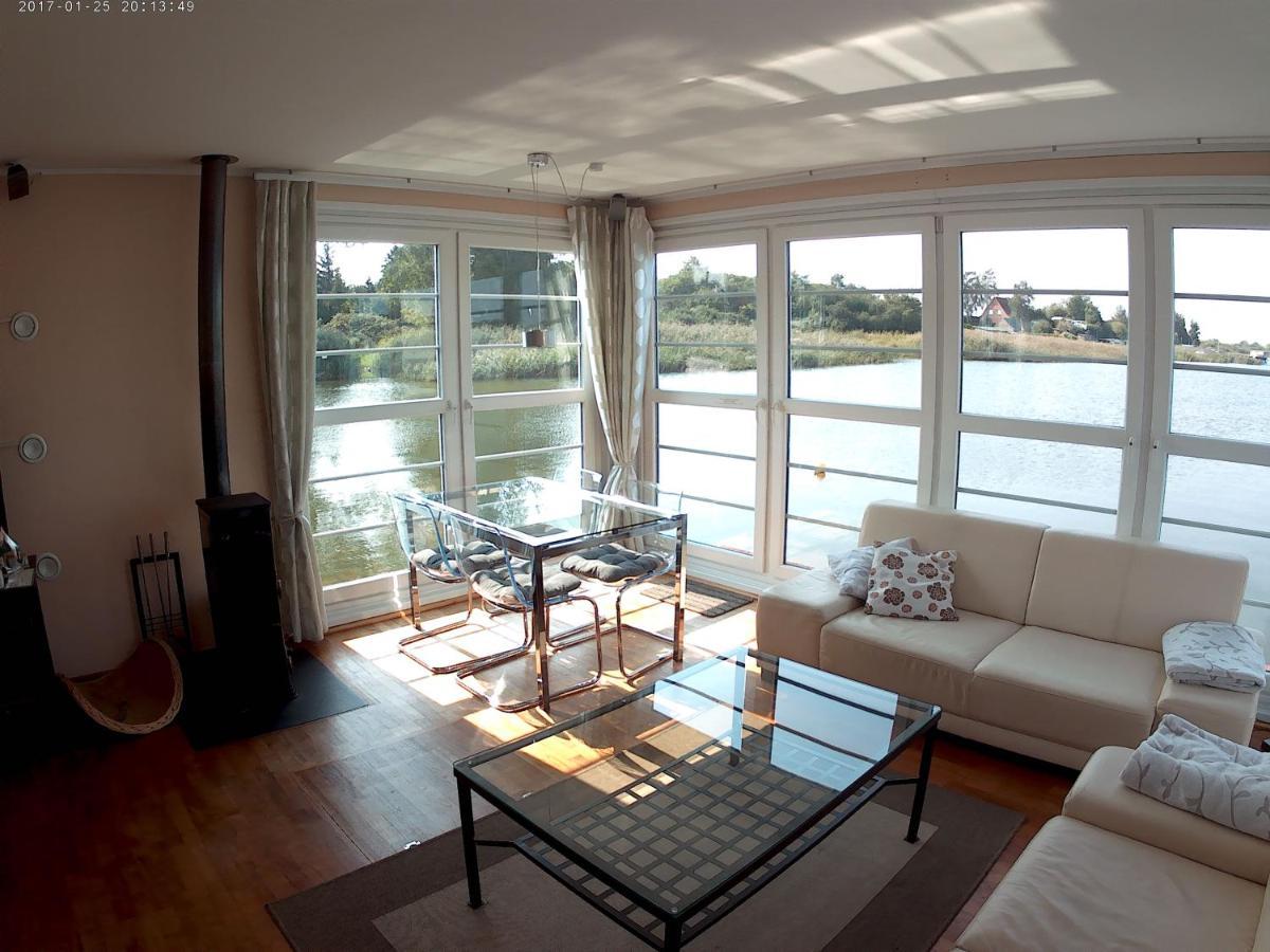Hausboot Lagoon Stralsund Bagian luar foto