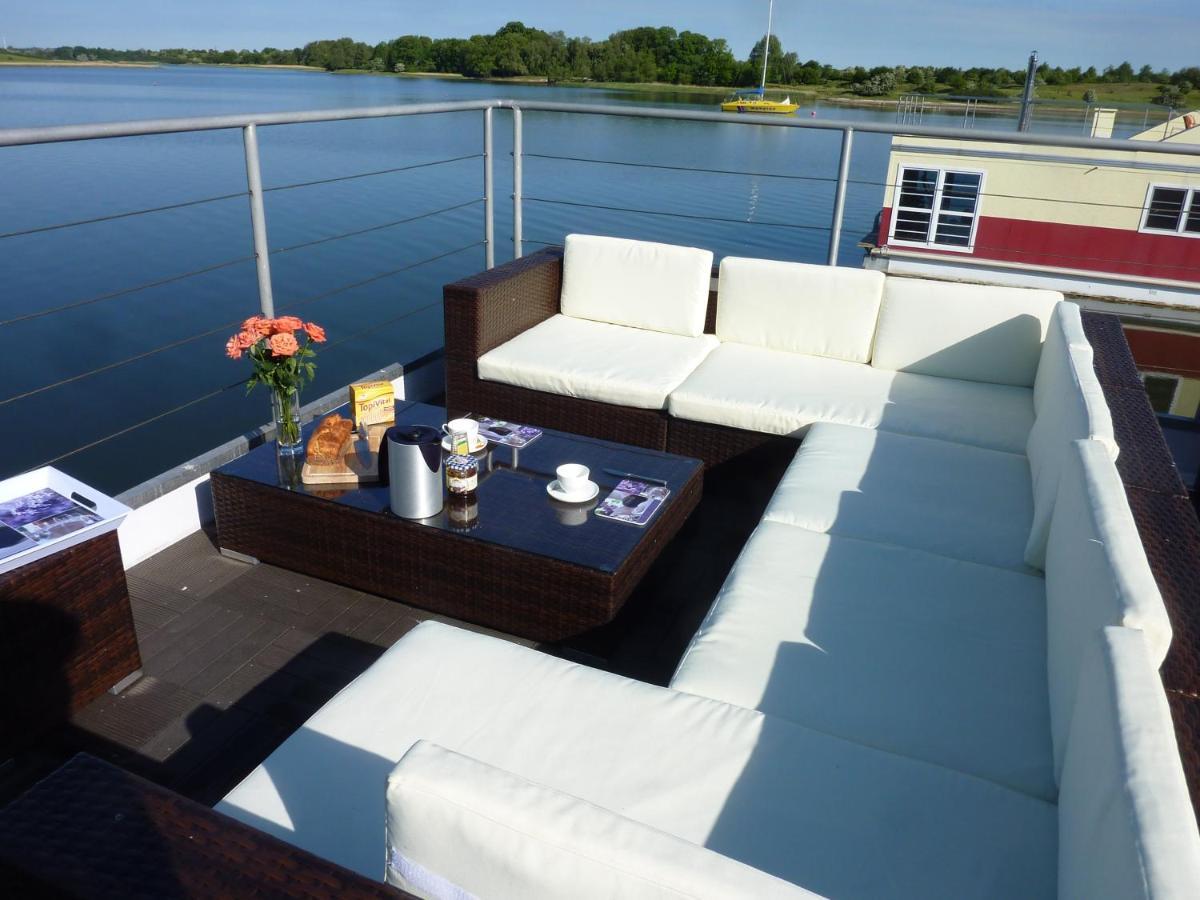 Hausboot Lagoon Stralsund Bagian luar foto