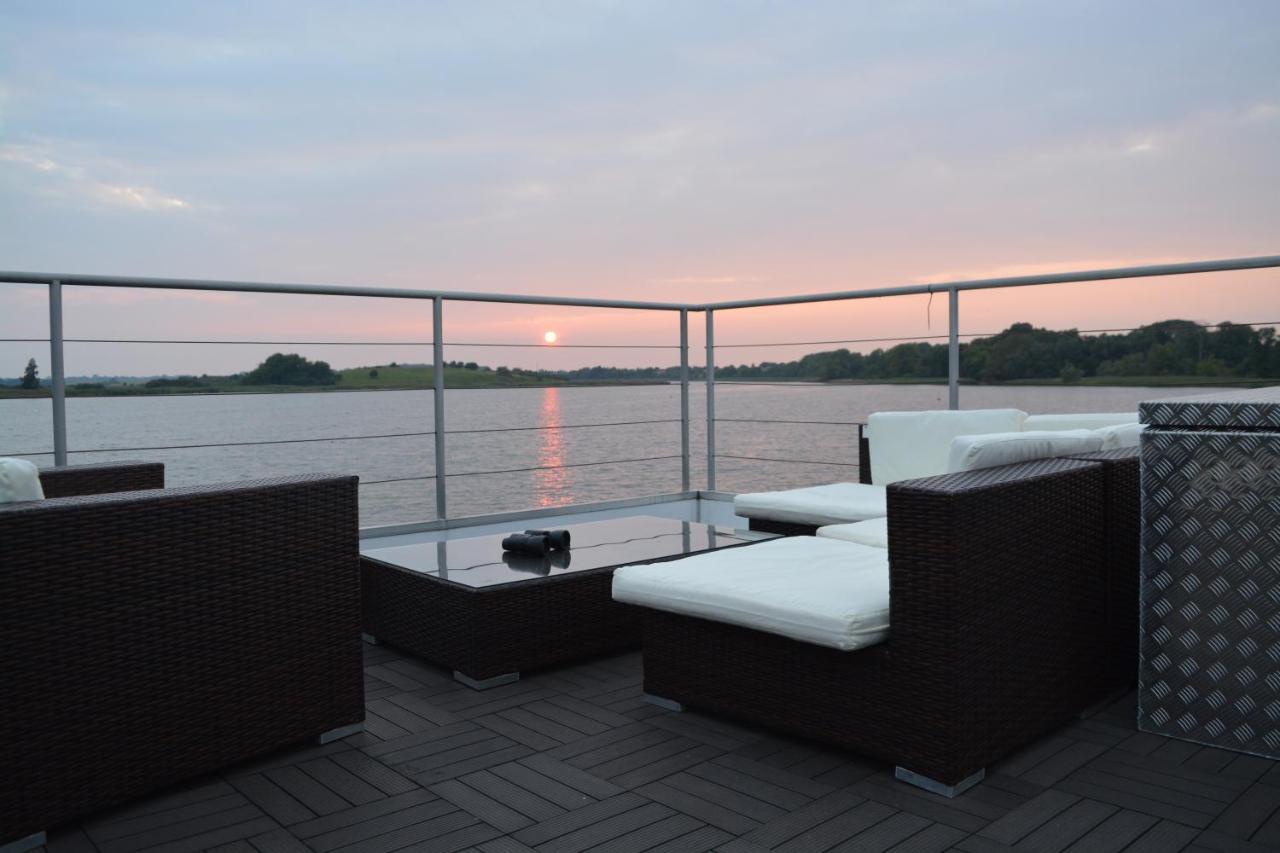 Hausboot Lagoon Stralsund Bagian luar foto